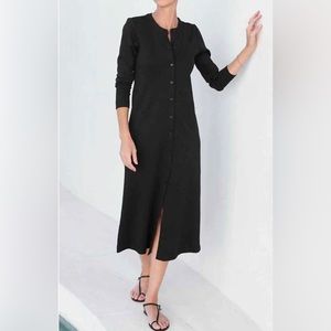 Ayr Serenity Now Midi Button Front Dress